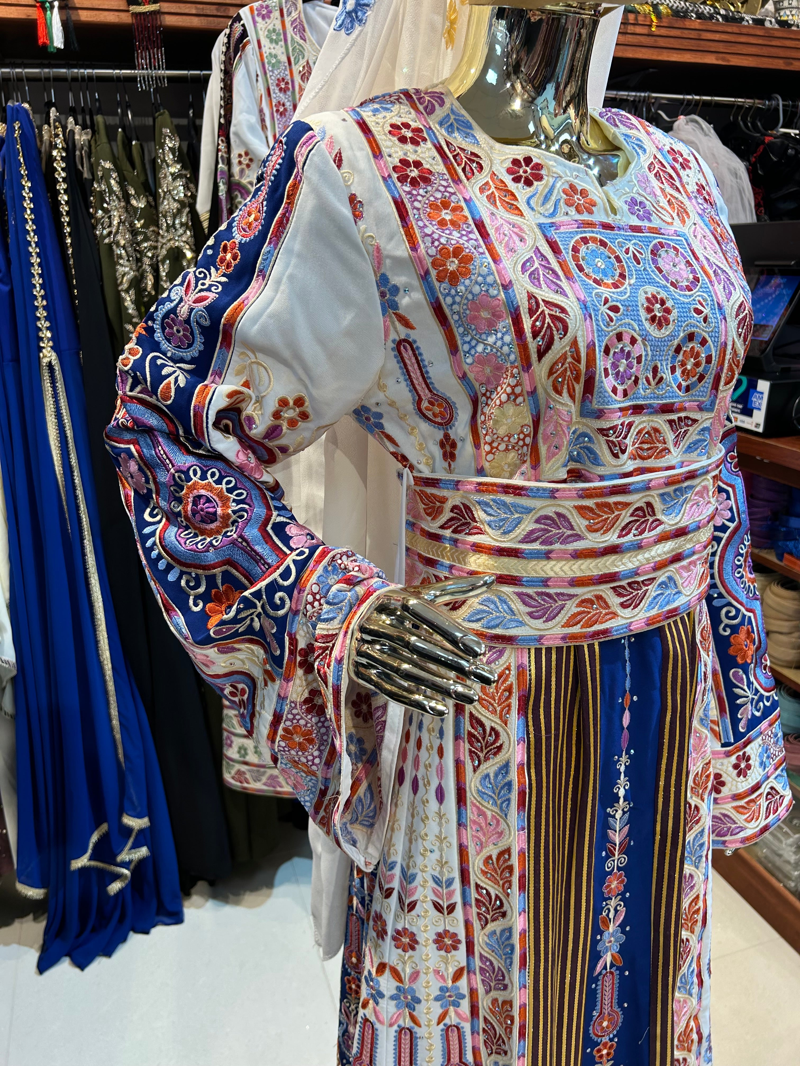 Blue Malaka Thobe